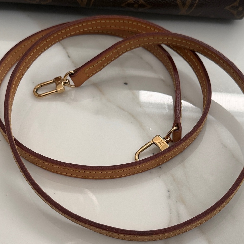 Louis Vuitton Eva Dark Brown Monogram Pochette - Picture 13 of 14